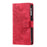 Phone Shell for iPhone 14 Plus, Anti-scratch Mandala Flower Imprinted PU Leather Cover Stand with Multiple Card Slots Zipper Pocket Wallet Case - Rose - 7
