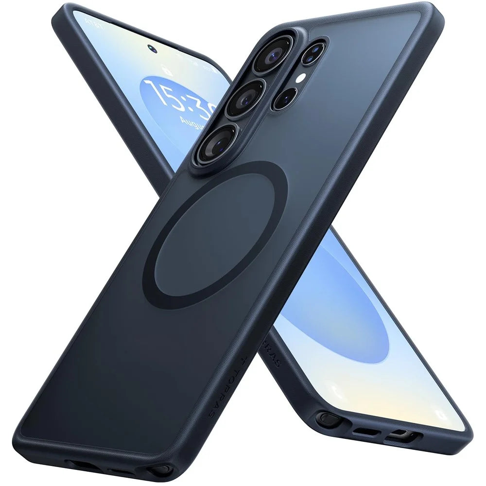 TORRAS For Samsung Galaxy S26 Ultra  Guardian-Mag Series Magnetic Case Skin-Touch Matte PC + TPU Phone Cover (Amazon Packaging) - Black - 1