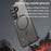 For Samsung Galaxy A57 5G Magnetic Case Anti Drop PC + TPU Phone Cover - Black - 3
