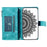 Zipper Pocket Wallet Case for Samsung Galaxy A52 4G / 5G / A52s 5G, Collision-proof Mandala Flower Imprinted PU Leather Stand Cover with Multiple Card Slots - Green - 2