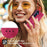 For Samsung Galaxy S26 Case Flower Pattern PU Leather Wallet Phone Cover with Strap - Wine Red - 7