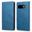 For Google Pixel 10a Wallet Case RFID Blocking PU Leather Phone Cover - Blue - 1