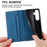 For Samsung Galaxy S26 Wallet Case RFID Blocking PU Leather Phone Cover - Blue - 6
