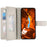 For Samsung Galaxy S26 Case Zipper Wallet Color Splicing Leather Flip Phone Cover with Straps - Lake Blue - 2