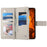 For Samsung Galaxy S26 Case Zipper Wallet Color Splicing Leather Flip Phone Cover with Straps - Lake Blue - 5