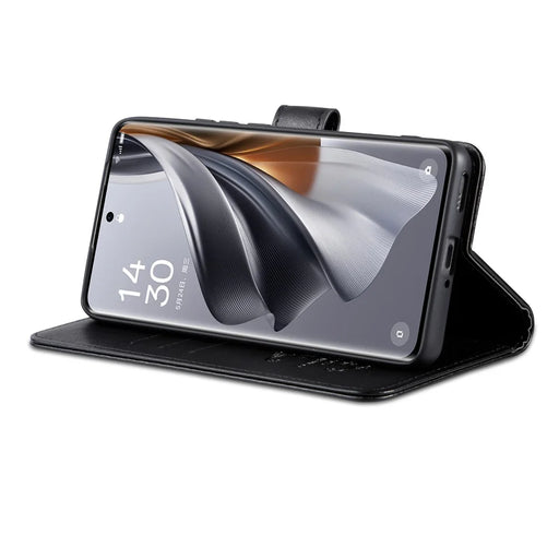 AZNS For Samsung Galaxy A37 5G Case Anti-Scratch PU Leather Stand Wallet Phone Cover - Black - 2