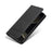 AZNS For Samsung Galaxy A57 5G Case Cowhide Texture PU Leather Wallet Phone Cover - Black - 7