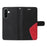 For Samsung Galaxy A37 5G Leather Phone Case Stand Wallet with Bi-colour Splicing Design - Black - 3