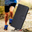 For Samsung Galaxy S26+ Leather Wallet Case with Strap Solid Color Phone Stand Cover - Black - 5