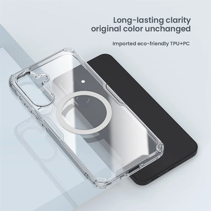 NILLKIN Nature Pro Series for Samsung Galaxy A57 5G Magnetic Case TPU + PC Ultra Clear Phone Cover - 7