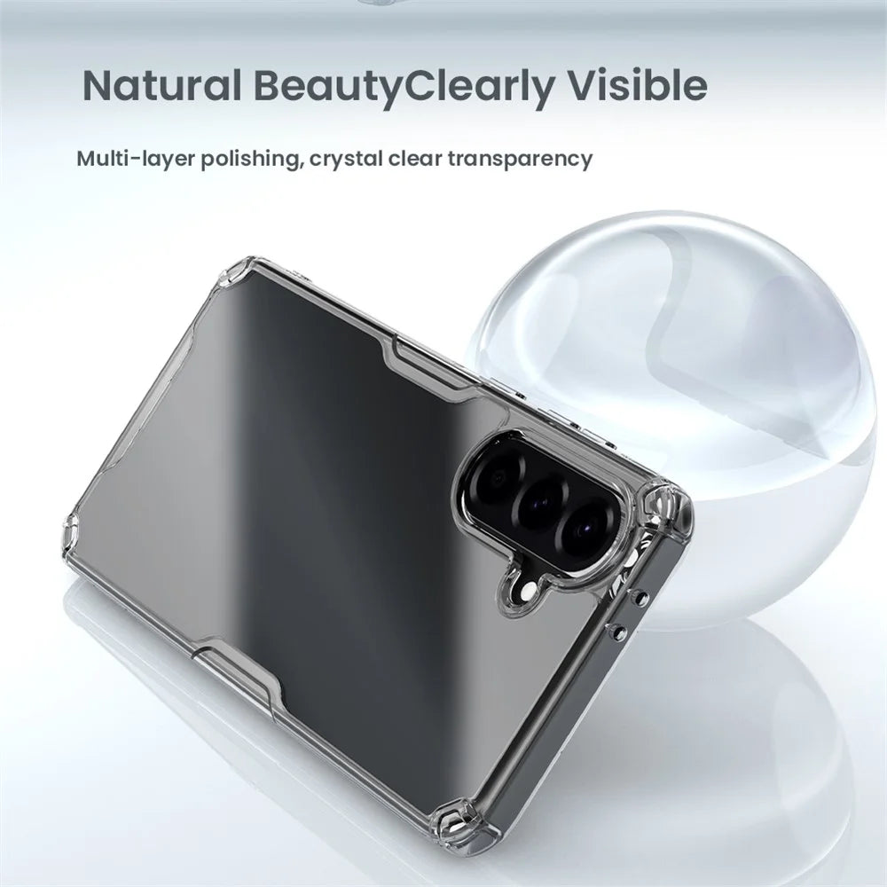 NILLKIN Nature Pro Series For Samsung Galaxy A57 5G Case PC + TPU Anti-Scratch Clear Back Cover - 5