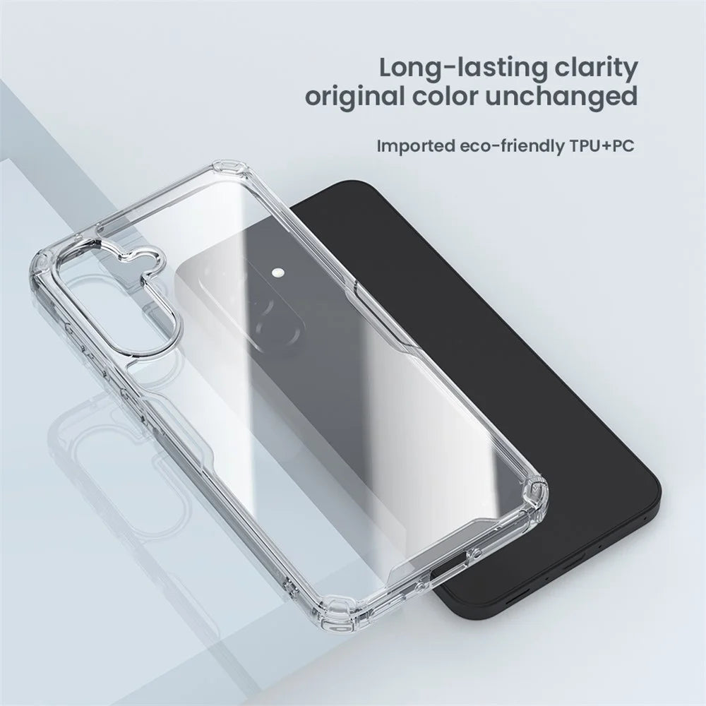 NILLKIN Nature Pro Series For Samsung Galaxy A57 5G Case PC + TPU Anti-Scratch Clear Back Cover - 6