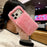 For iPhone 17 Pro Max Solid Color Fluffy Phone Case Winter Warm Hand Strap TPU Cover - Orange - 6