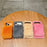 For iPhone 17 Pro Max Solid Color Fluffy Phone Case Winter Warm Hand Strap TPU Cover - Orange - 7