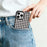 EYCASE For iPhone 15 Pro Magnetic Case  Grid Series Black Edge TPU + Acrylic Cover - Black White Houndstooth - 7