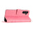 For Samsung Galaxy S26+ Leather Wallet Case Butterfly Flower Imprinted Phone Cover with Strap - Pink - 3