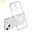 AMORUS For iPhone 15 Magnetic Case Compatible with MagSafe Glitter Powder PC + TPU Phone Cover - White - 5