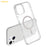 AMORUS Phone Magnetic Case For iPhone 15 Plus  /  14 Plus Compatible with MagSafe Glitter Powder PC + TPU Phone Cover - 5
