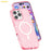 AMORUS For iPhone 16 Pro Max Magnetic Case Compatible with MagSafe Glitter Powder PC + TPU Phone Cover - Pink - 5