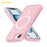 AMORUS For iPhone 17e / 16e Magnetic Case Compatible with MagSafe Glitter Powder PC + TPU Phone Cover - Pink - 2