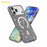 AMORUS For iPhone 17 Pro Magnetic Case Compatible with MagSafe Glitter Powder PC + TPU Phone Cover - Black - 2