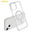 AMORUS Magnetic Case For iPhone 13  /  14 Compatible with MagSafe Glitter Powder PC + TPU Phone Cover - 4