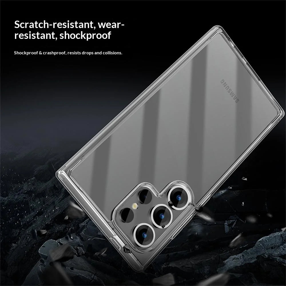 X-LEVEL For Samsung Galaxy S26 Ultra Case PC + TPU Transparent Anti Drop Phone Cover - 3