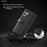 AMORUS For Samsung Galaxy A25 5G (Global) (161mm) Stand Cases Calf Texture Genuine Split Leather Wallet Phone Cover - Black - 4