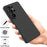 For Samsung Galaxy S26 Ultra Liquid Silicone Case Phone Back Cover with Hand Strap - Black - 2