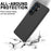 For Samsung Galaxy S26 Ultra Liquid Silicone Case Phone Back Cover with Hand Strap - Black - 5