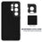 For Samsung Galaxy S26 Ultra Liquid Silicone Case Phone Back Cover with Hand Strap - Black - 6