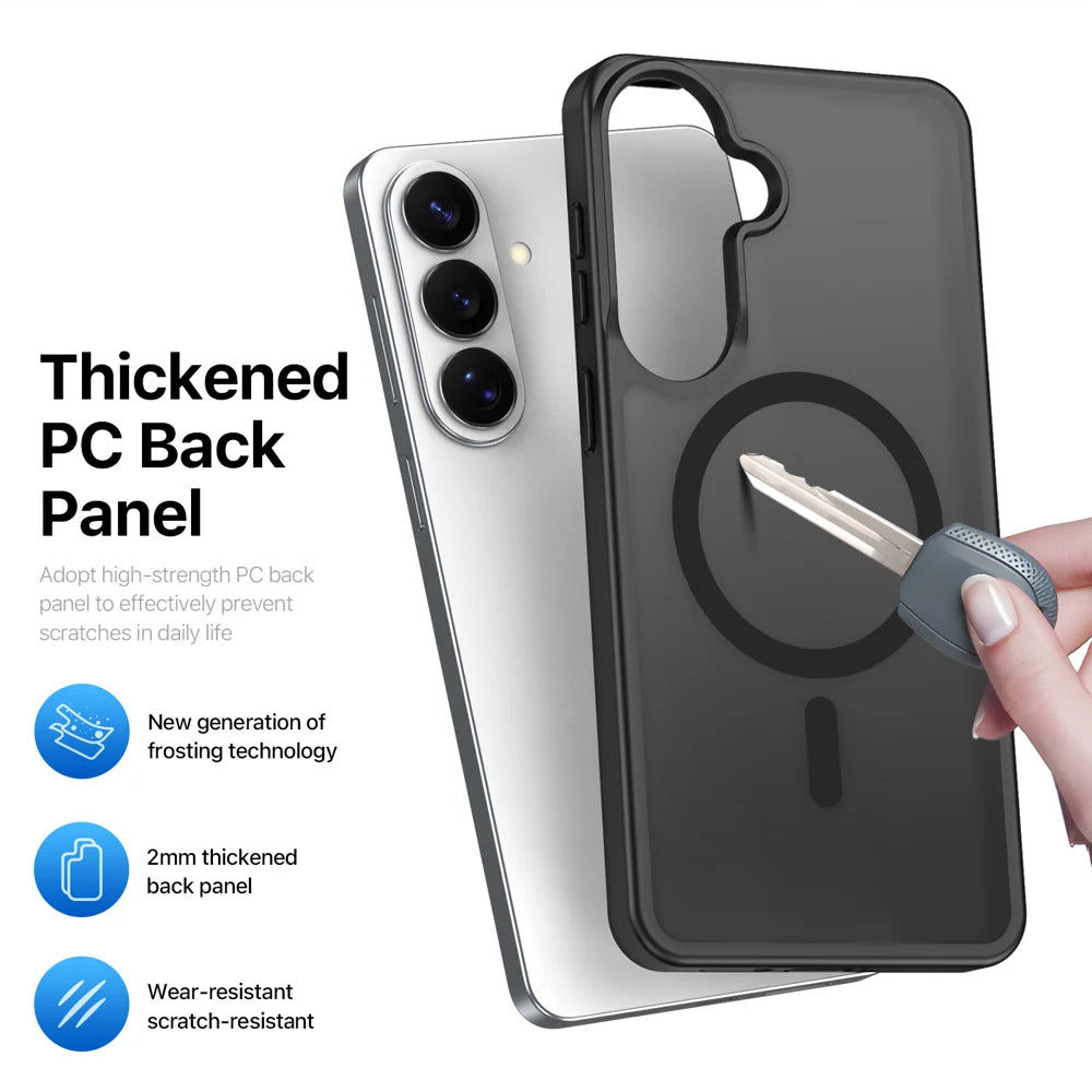 DUX DUCIS For Samsung Galaxy S26 Magnetic Case  Yind Series PC+TPU Phone Cover - Black - 7