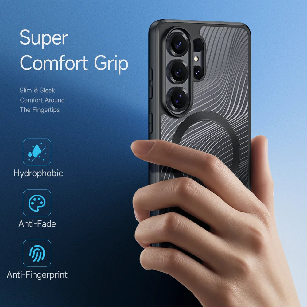 DUX DUCIS For Samsung Galaxy S26 Ultra Magnetic Case  Aimo Series PC+TPU Slim Cover (REACH Certification) - Black - 4