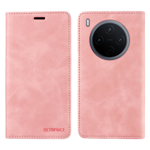 BETOPNICE For vivo Y500 Pro 5G Case  Magnetic Closure RFID Blocking Wallet Stand Leather Phone Cover - Pink - 1