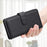 For Samsung Galaxy A37 5G Leather Case with 10 Card Holder Phone Cover Stand - Black - 7