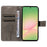 For Samsung Galaxy A57 5G Phone Case with Stand Cat Tree Pattern Leather Wallet Mobile Cover - Grey - 2