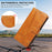 For Samsung Galaxy A37 5G Wallet Case T-Shape Lines Leather Phone Cover Stand - Brown - 3