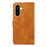 For Samsung Galaxy A37 5G Wallet Case T-Shape Lines Leather Phone Cover Stand - Brown - 7