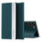For Samsung Galaxy S23+ Electroplating Protective Case PU Leather Flip Stand Cover Phone Case - Green - 1