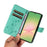 For Samsung Galaxy A57 5G PU Leather Cases Flower Pattern Wallet Stand Phone Cover with Strap - Green - 7