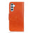 For Samsung Galaxy A37 5G Phone Case Nappa Texture Split Leather Wallet Phone Cover - Orange - 6