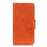 For Samsung Galaxy A37 5G Phone Case Nappa Texture Split Leather Wallet Phone Cover - Orange - 7
