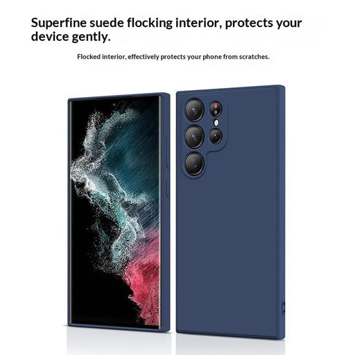 X-LEVEL For Samsung Galaxy S26 Ultra Case Soft TPU Anti Scratch Fiber Lining Phone Cover - Blue - 2
