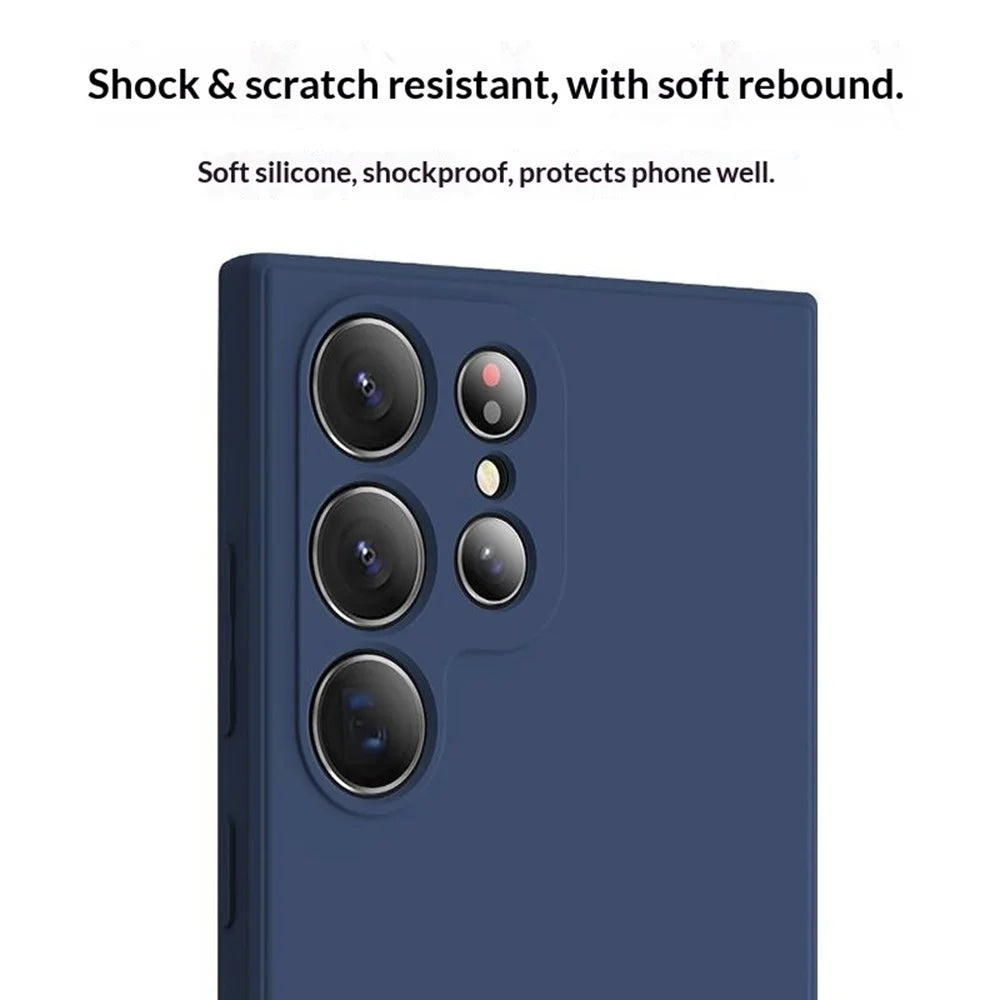 X-LEVEL For Samsung Galaxy S26 Ultra Case Soft TPU Anti Scratch Fiber Lining Phone Cover - Blue - 3
