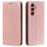 For Samsung Galaxy S26+ Case Wallet RFID Blocking Leather Phone Cover Strong Magnetic Closure - Rose Gold - 1