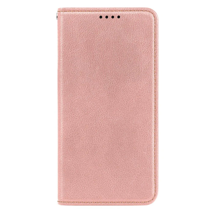 For Samsung Galaxy S26 Case Wallet RFID Blocking Leather Phone Cover Strong Magnetic Closure - Rose Gold - 5