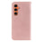 For Samsung Galaxy S26 Case Wallet RFID Blocking Leather Phone Cover Strong Magnetic Closure - Rose Gold - 6