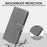For Samsung Galaxy S26 Case RFID Blocking Wallet Litchi Texture Leather Phone Cover Magnetic Clasp - Grey - 4