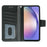 For Samsung Galaxy S26 Case Stand Card Holder Wallet Leather Phone Cover - Black - 2