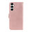 For Samsung Galaxy A57 5G Case RFID Blocking Wallet Litchi Texture Leather Phone Cover Magnetic Clasp - Rose Gold - 6